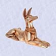 Egyptian God Anubis statue jackal dog sculpture New