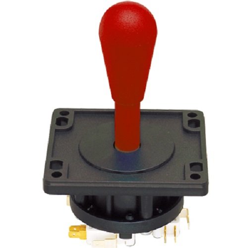 Happ Red Ultimate Joystick 8 Way with Switches