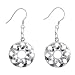 EXP Sterling Silver Sunlight Dangle Earrings