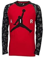 Jordan Big Boys' AJ 23 Jumbo Ele Long Sleeve Top