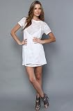 *NYC Boutique The Tee Tank Dress in White,Dresses for Women