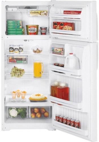 G.E. GTS18GBSWW 18.2 cu. ft. White Top-Freezer Refrigerator