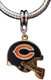 Chicago Bears Helmet Charm Fits Pandora, Euro, Troll Brighton Bracelets and Necklaces