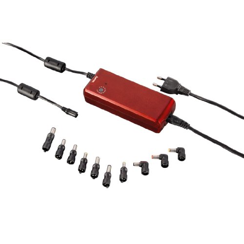 Hama Universal-Notebook-Netzteil (112-22 Volt, 90 Watt) rot Preisvergleich