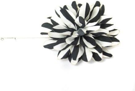 Suited Man Men's Lapel Flower Stripes