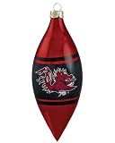 Champion Treasures NCAA South Carolina Fighting Gamecocks 3 Pc. Glass Tear Drop Ornament Set