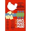 (24x36) Woodstock (3 Days of Peace & Music, Red) Music Poster Print