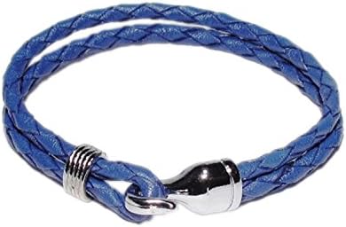 AUTHENTIC HANDMADE Leather Bracelet, Men Women Wristbands Braided Bangle Craft Multi [SKU003100]