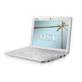 MSI - Wind U100-015FR - Intel AtomTM N270 1.6GHz - RAM 1 Go - HDD 160 Go - Intel 945GMS +ICH7M - LAN sans fil : 802.11b.g.n - Windows XP Home - Mini Notebook 10'' écran TFT 1024x600 (WSVGA) - Bluetooth - Webcam - Blanc