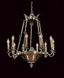 10-Light Chandelier - New Oxide Finish
