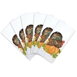 Turkey on Pumpkin Napkin Bundle