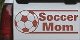 Sale Car Sport-Soccer Mom Sports Car Window Wall Laptop Decal Sticker -- Brown 36in X 14.0in