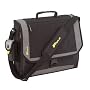 Targus XL Metro Messenger Laptop bag Black & Sliver TGC200 16"/17.3"