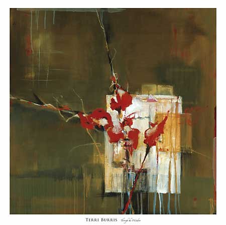 Cover image : Kunstdruck / Poster: Terri Burris, Through the Window, 100 x 100