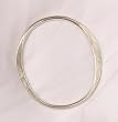 Hammered Silver Bangle