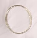 Hammered Silver Bangle