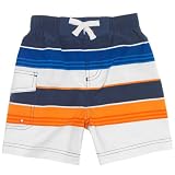 The Childrens Place Baby-Boys Striped Swim Trunks