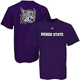 adidas Weber State Wildcats Purple Prime Time T-shirt