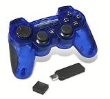 PlayStation 3/PC - D-Struct - Wireless Gamepad, transparent blue - 