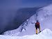 Climber High on Nevado Huascaran, Peru's Highest Peak, Cordillera Blanca, Ancash, Per...