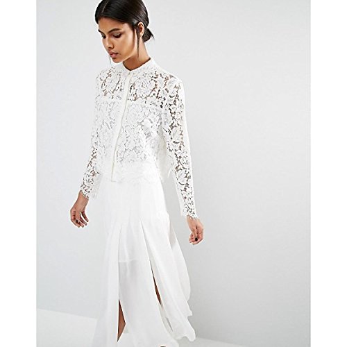 ホイッスルズ トップス シャツ Whistles Chay Lace Shirt Ivory [並行輸入品]