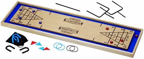 Mainstreet Classics 4-In-1 Wooden Game Set