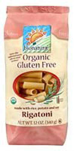 Bionaturae Rigatoni Gluten Free Pasta, 12-Ounce (Pack of 4)