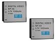 【2個セット】フジフィルム FinePix F50fdの NP-50 対応バッテリー