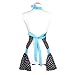 Flirty Aprons Women's Sadie Blue Chocolate Apron