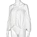 Sunward(TM) Women Sexy Off Shoulder Long Sleeve T Shirt (XXLarge, White)