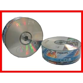 Philips 52x 700MB 80-Minute CD-R Media 30-Piece Shrink Wrapped