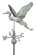 28" Luxury Blue Verde Great Blue Heron Weathervane