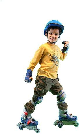 Chicago Boys Adjustable Training Skates Combo Size 14