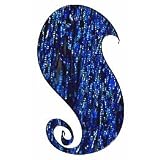 Bella Via Hair Glitz Extensions 3D Blue 24