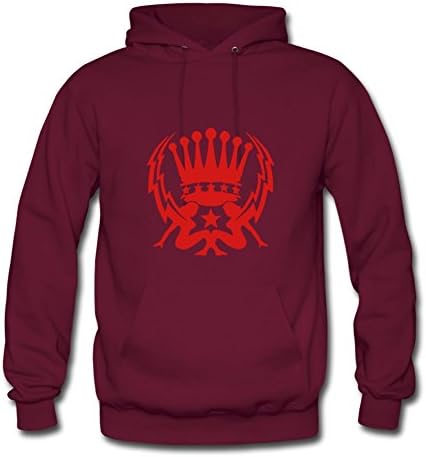 Fashionable Unofficial Customized Long-sleeve Girl Women X-large Burgundy Hoody