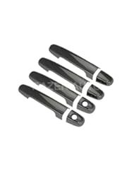 Automotive Parts and Accessories: Razer Auto 2002-2006 Toyota Camry / 2003-2013 Toyota Corolla / 2001-2007 Toyota Highlander / 2003-2013 Toyota Matrix / 2002-2011 Toyota RAV4 / 2007-2011 Toyota Yaris Black Chrome 4 door handle cover with Passenger Keyhole - Razer Auto