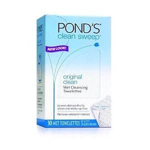 Ponds Orginal Clean Wet Cleansing Towelettes, 30-Count (Pack of 4)Wet