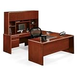 sauder office desk Sauder Office Furniture Executive UDesk with Hutch