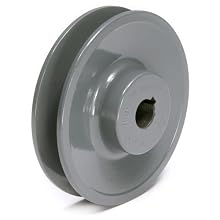 TB Woods BK4712 FHP Bored-To-Size, 4.45" Outside Body Diameter, 0.5" Bore Diameter V-Belt Sheave