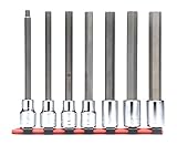 Wright Tool #316 7-Piece Long Length Hex Bit Socket Set [並行輸入品]