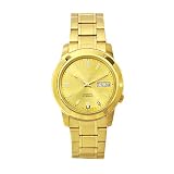 Seiko Men's SNKK20K1S Stainless-Steel Analog with Gold Dial Watch