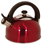Magefesa 2.1-Quart Sabal Stainless Steel Tea Kettle, Red