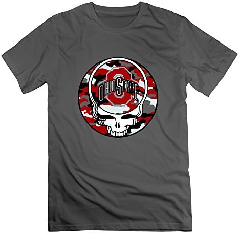 Koala Men's NFL Ohio State Grateful Dead Rock T-shirts DeepHeather Size XS