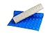 Croydex Double Sucker Bath Mat, Blue
