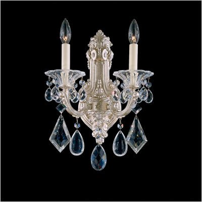 41jIm1P68WL Schonbek 5070 22 La Scala 2 Light Wall Sconce in Heirloom Gold with Clear Handcut crystal