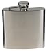 Sports : Flachmann, Edelstahl, chrom matt, 6 OZ, 170 ml