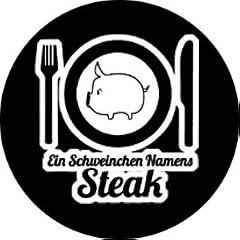 EIN SCHWEINCHEN NAMENS BABE STEAK 38 mm BUTTON BADGE BUTTONSAuswahl von 1 aus verschiedenen Motiven GRILLMEISTER GRILLEN grillgod grillkaiser grillkaiser