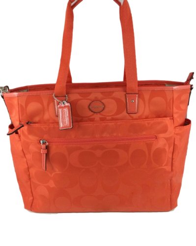 coach wallets orange