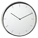 Bai Modernist Steel Wall Clock, Script