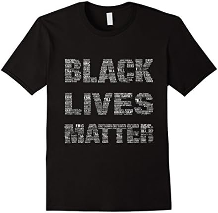 Men's Black Lives Matter T Shirt | Political Protest T Shirt Large Black